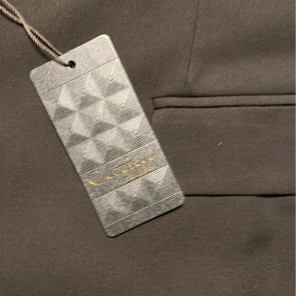 NWT Creative Black Suit Jacket Sport Coat Blazer 46L - Picture 4 of 11